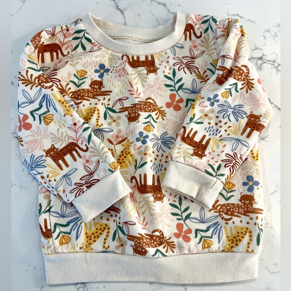 Primark Animal Sweatshirt Size 12-18 Months